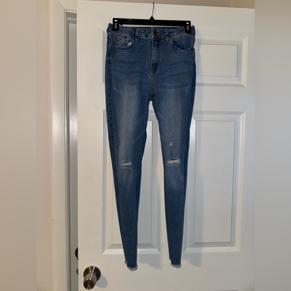 Fashion Nova distressed jeans